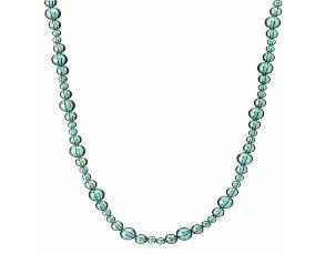 Garland, 4&#39; Aqua Translucent Plastic Bubble