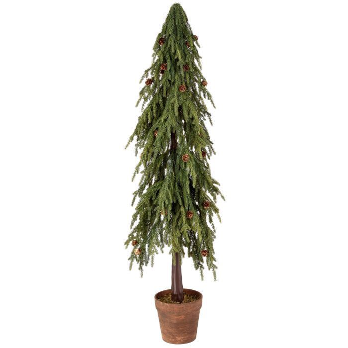 Tree, 48&quot; Norfolk Pine Potted Soft Touch Green