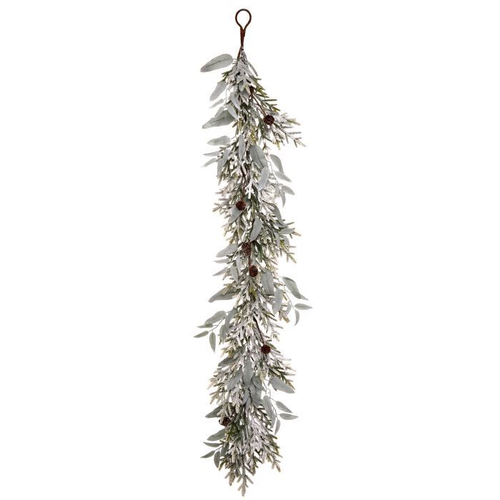 Garland, 48" Sage/Mini Spruce w/Cones
