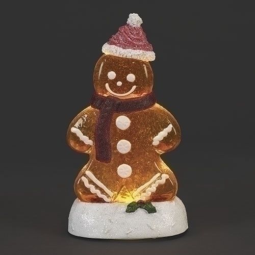 Snow Globe, Gingerbread 11&quot; w/Cord