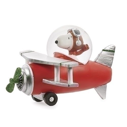 Snow Globe, Peanuts Flying Ace Biplane
