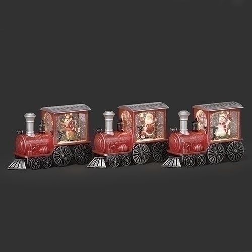 Mini Snow Globe, 3&quot; Train Engine Lighted