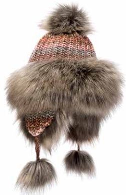 Faux Fur Hat, Bayka Blush