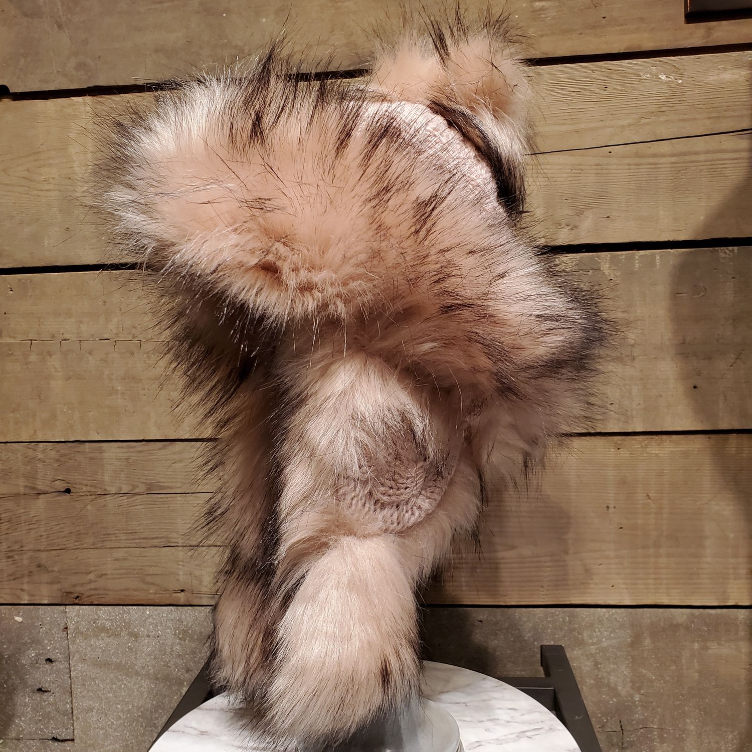 Faux Fur Hat, Bajka Powder Pink