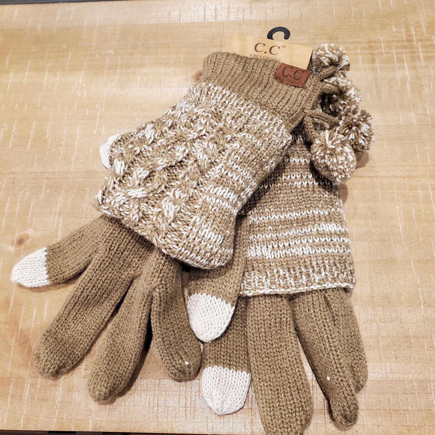 Gloves, C.C. Multithread Pom OneSize