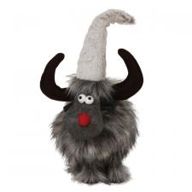 Moose, Sm Furry Wobble Red Nose 14&quot;
