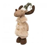 Reindeer, Fuzzy Tan Vest w/Extendable Legs 32&quot;