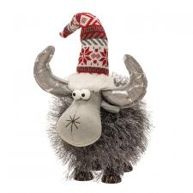 Moose, Silver Antlers Bouncy 12&quot;