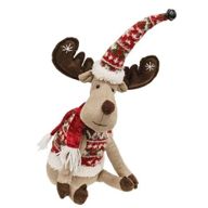 Reindeer, Sitting Nordic Sweater Jingle Bell on Hat