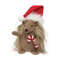 Hedgehog, Red Hat w/Candy Cane