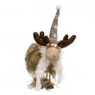 Moose, Cozy Wobble Brown Fur