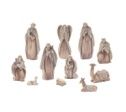 Nativity, Faux Wood Set/11    5.5&quot;-9&quot;