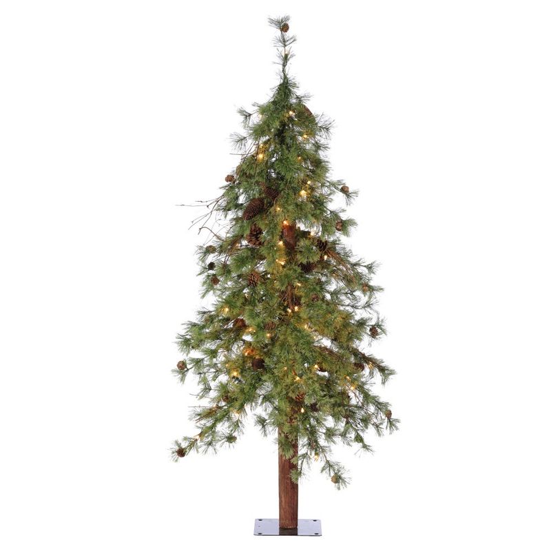 Tree, 5&#39;x34&quot; Sierra Mix Pine Wood Center Pole