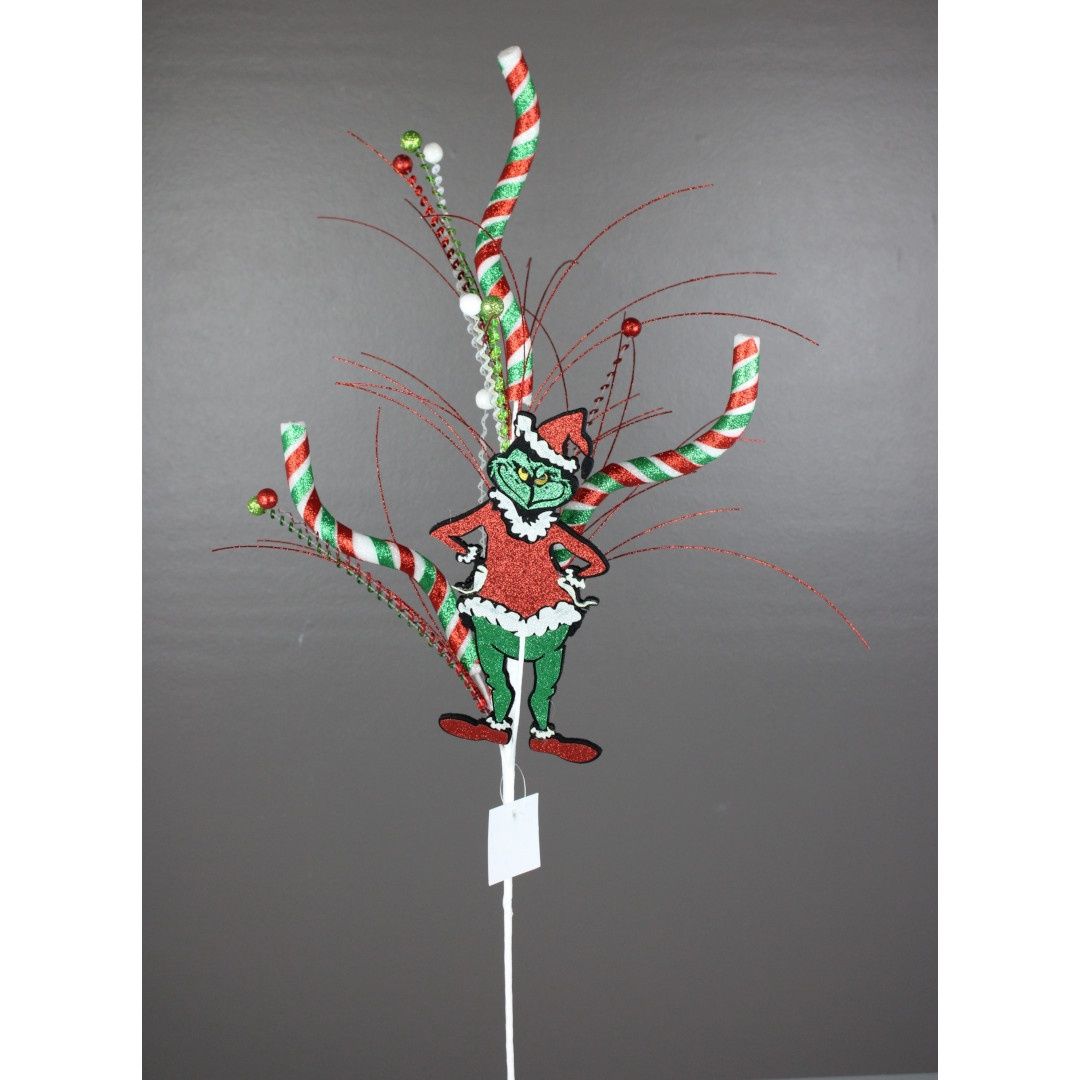 Spray, 29" Xmas Grinch Grass