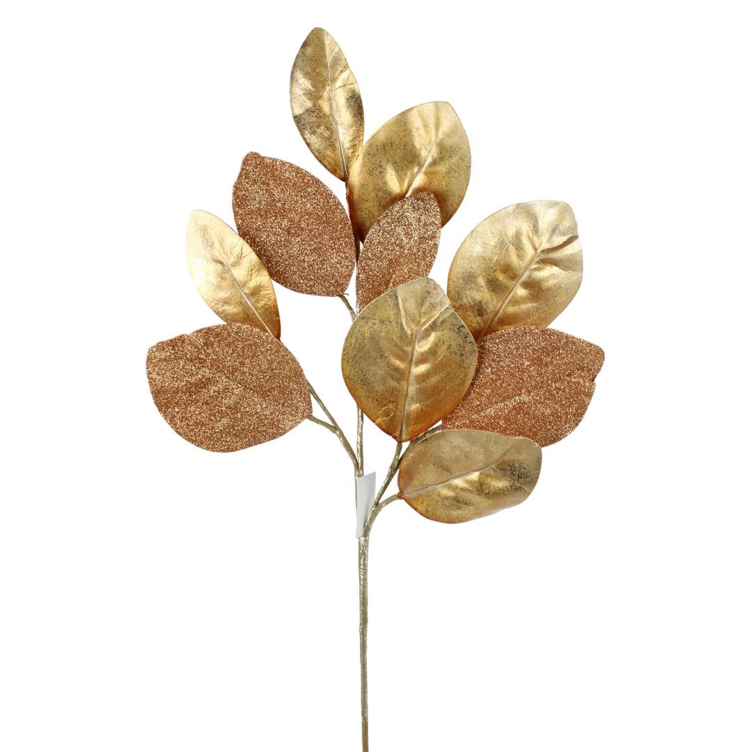 Spray, 29" Gold Metallic Leaf