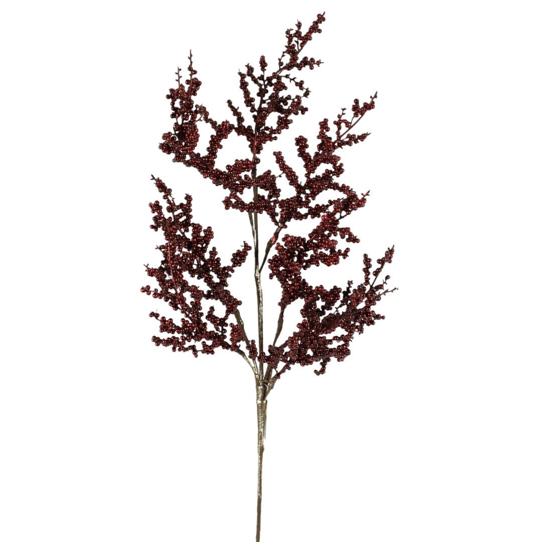Spray, 30" Burgundy Petite Berry
