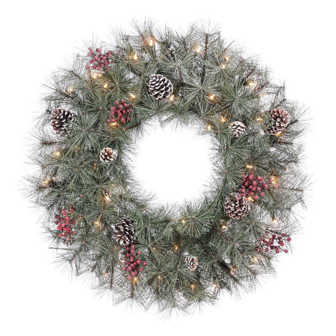 Wreath, 30" Saint John Frost Pine