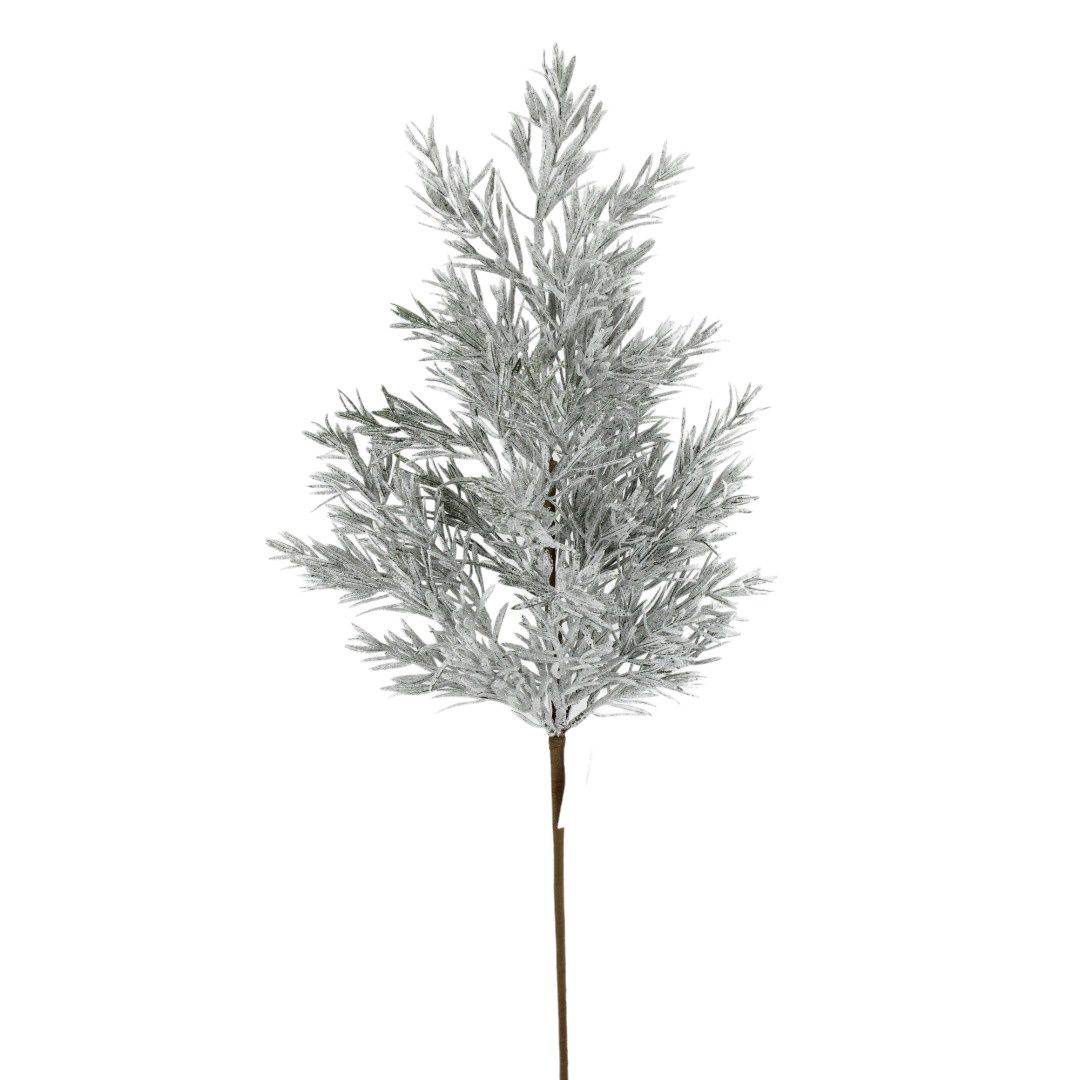 Spray, 26" Frosted Snow Pine