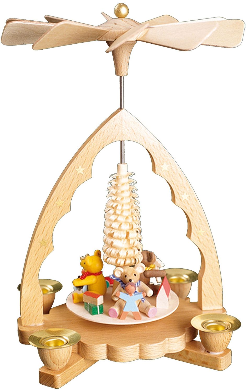 Pyramid, Bears W/Toys