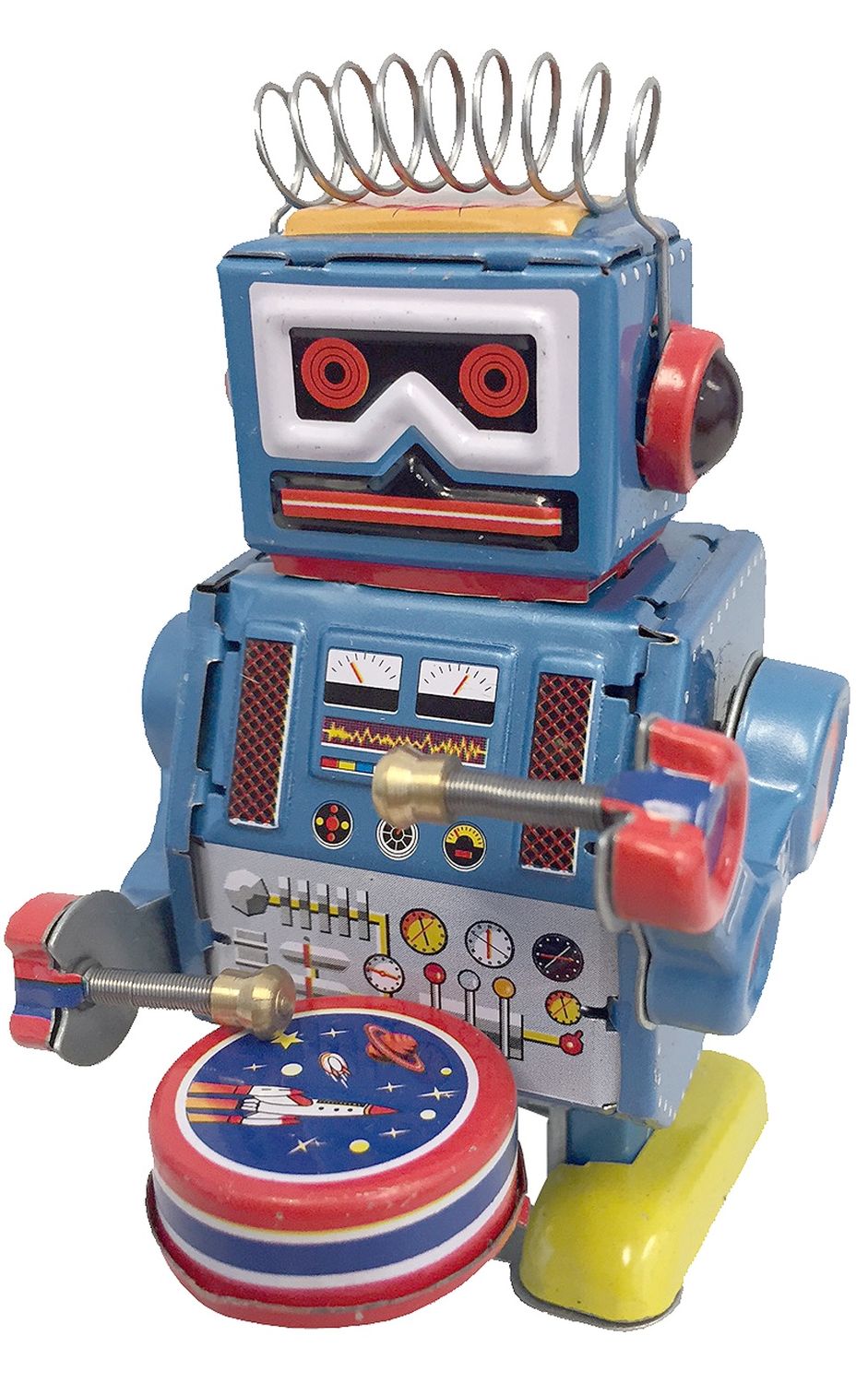 Toy, Tin Robot w/Drum