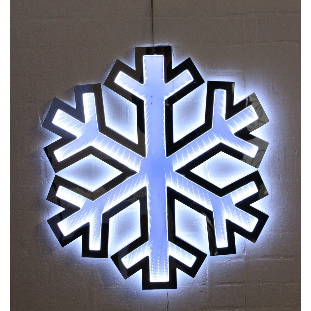 Infinity, 24" LED Snowflake