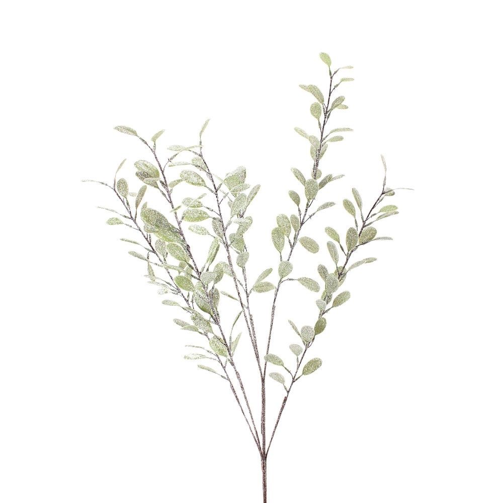 Spray, 34" Mint Green Myrtle Frosted Bush