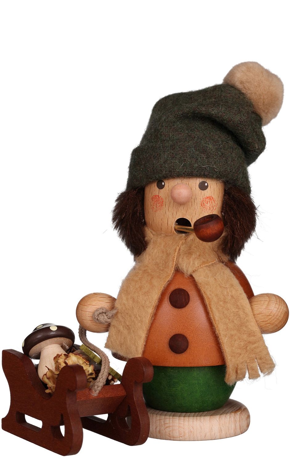 Smoker, Boy W/Sled german