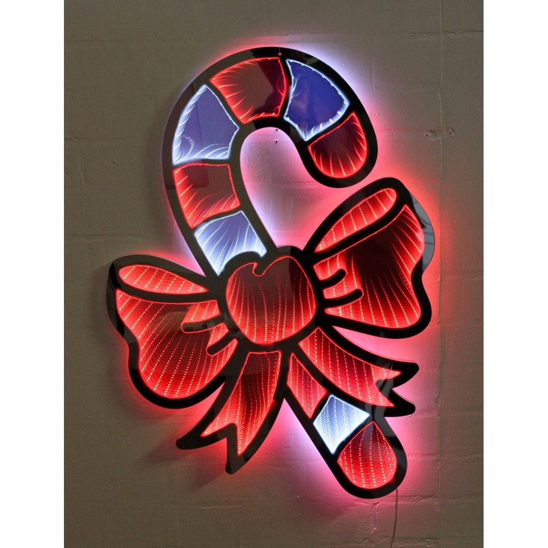 Infinity, 26" LED Hanging Candy Cane