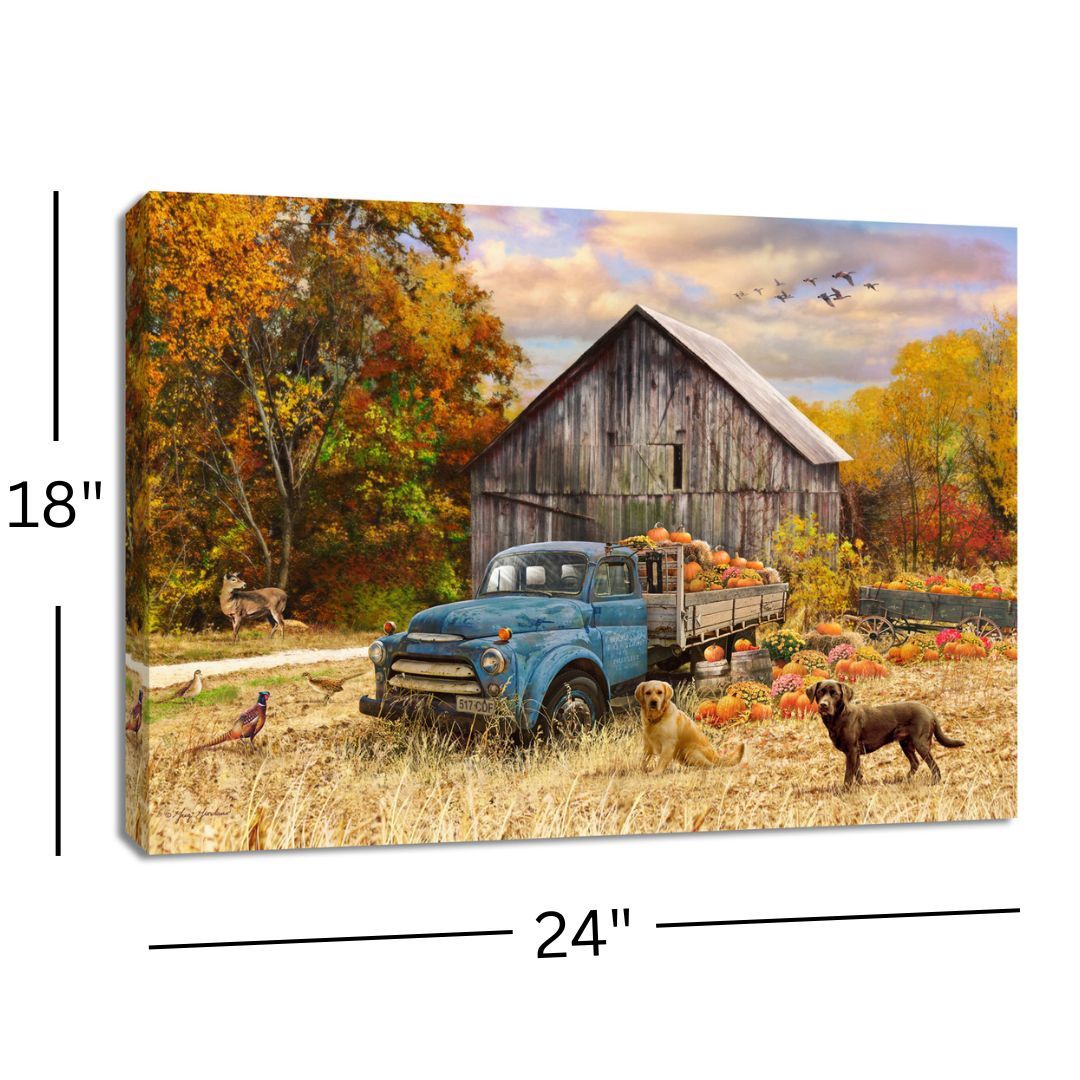 Backlit Print, Harvest Day remote 18x24