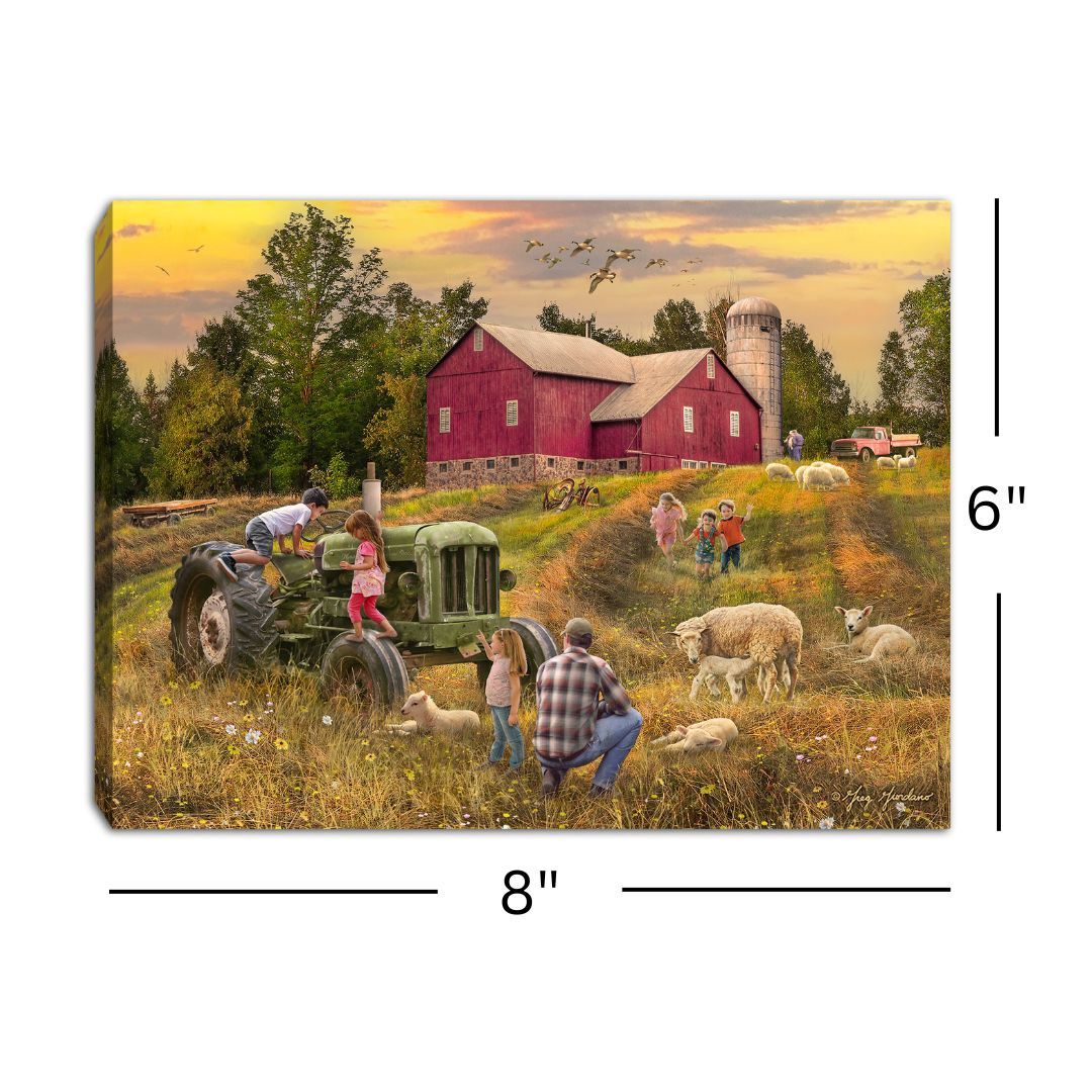 LED Canvas, Fun on the Farm Small