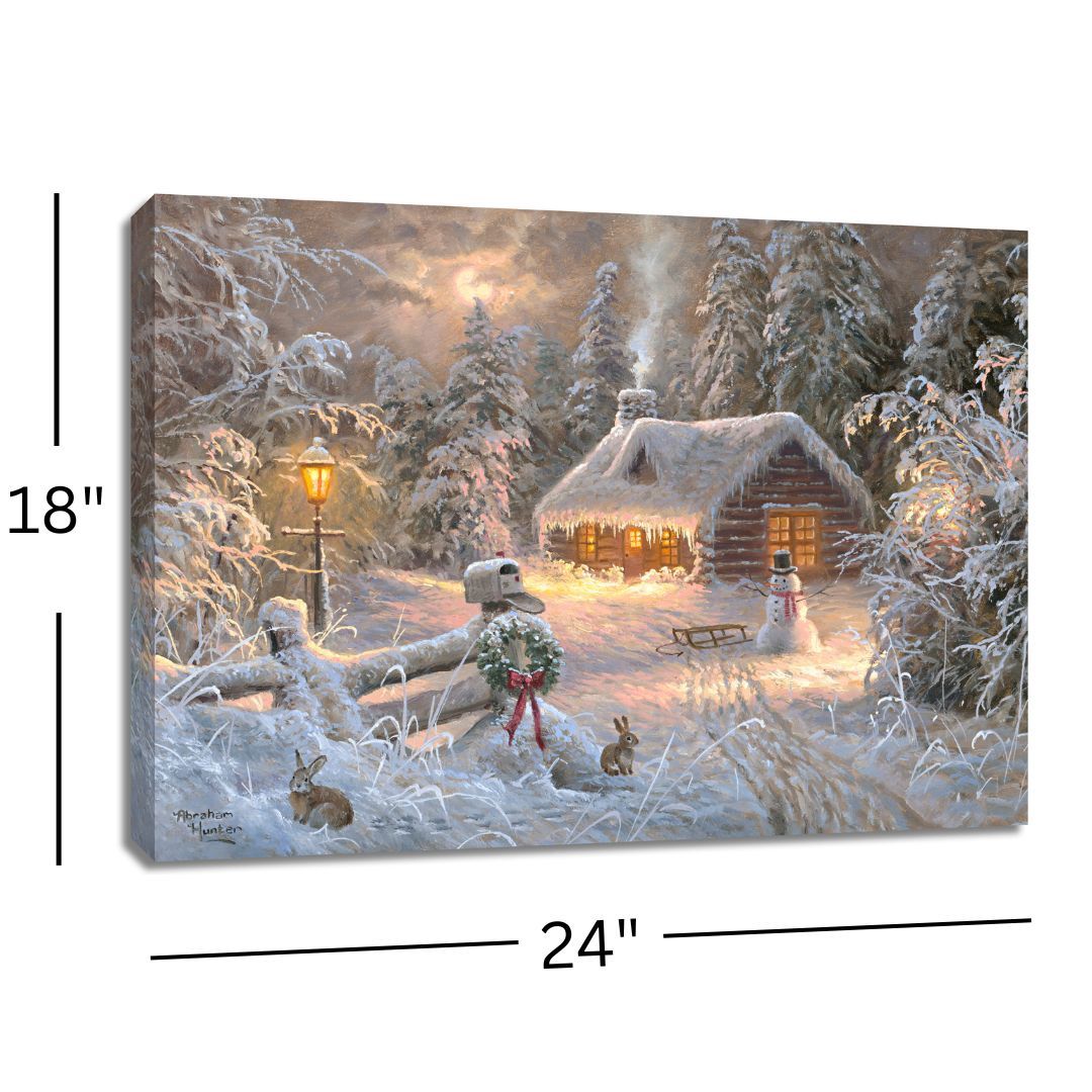 LED Canvas, Holiday Home Remote 18x24