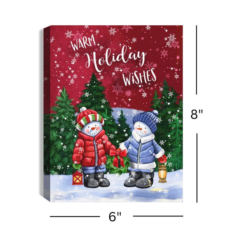 LED Canvas, Holiday Wishes