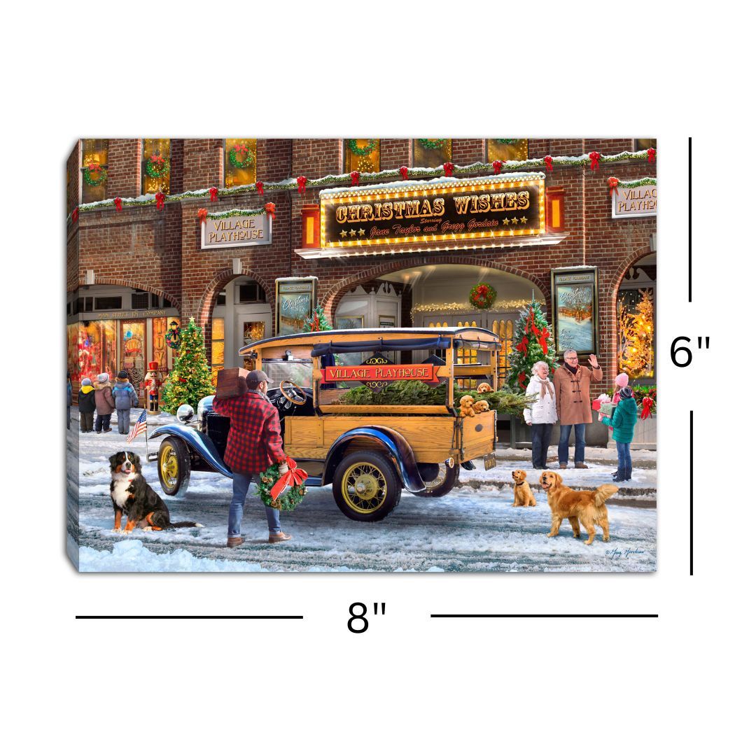 LED Canvas, Christmas Theater 8x6