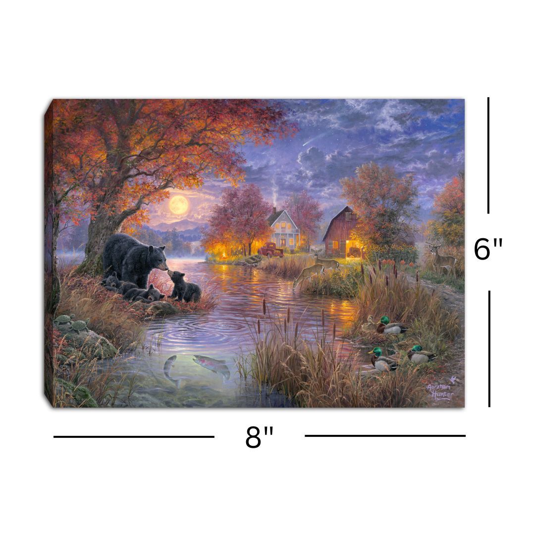 LED Canvas, Black Bear Farms Small