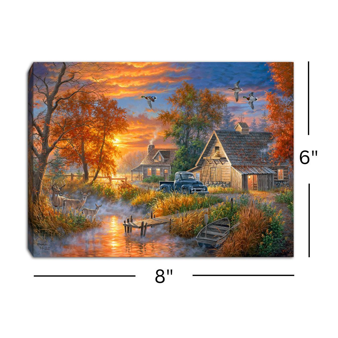 LED Canvas, Grandpa's Farm Small