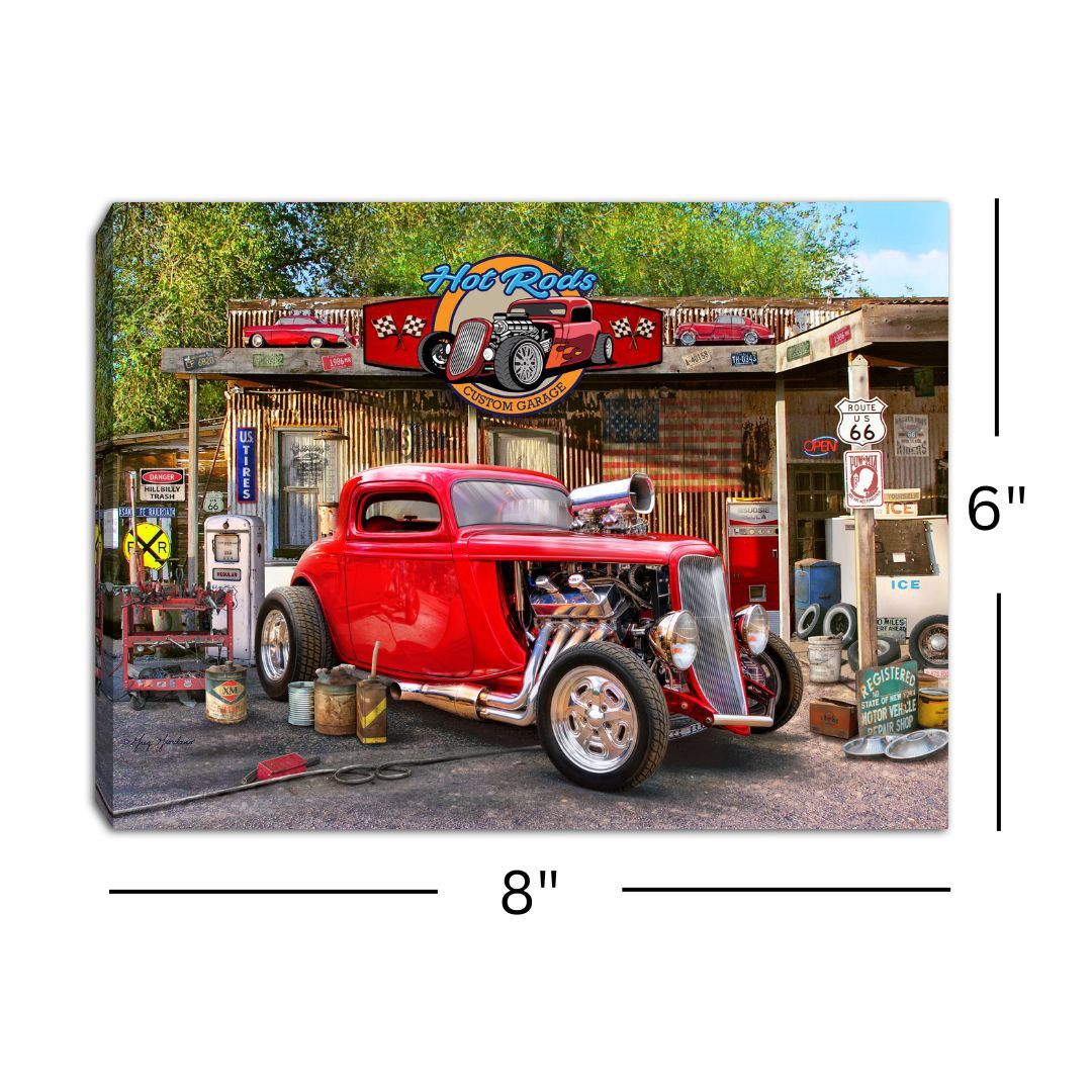 LED Canvas, Hot Rod Garage Small