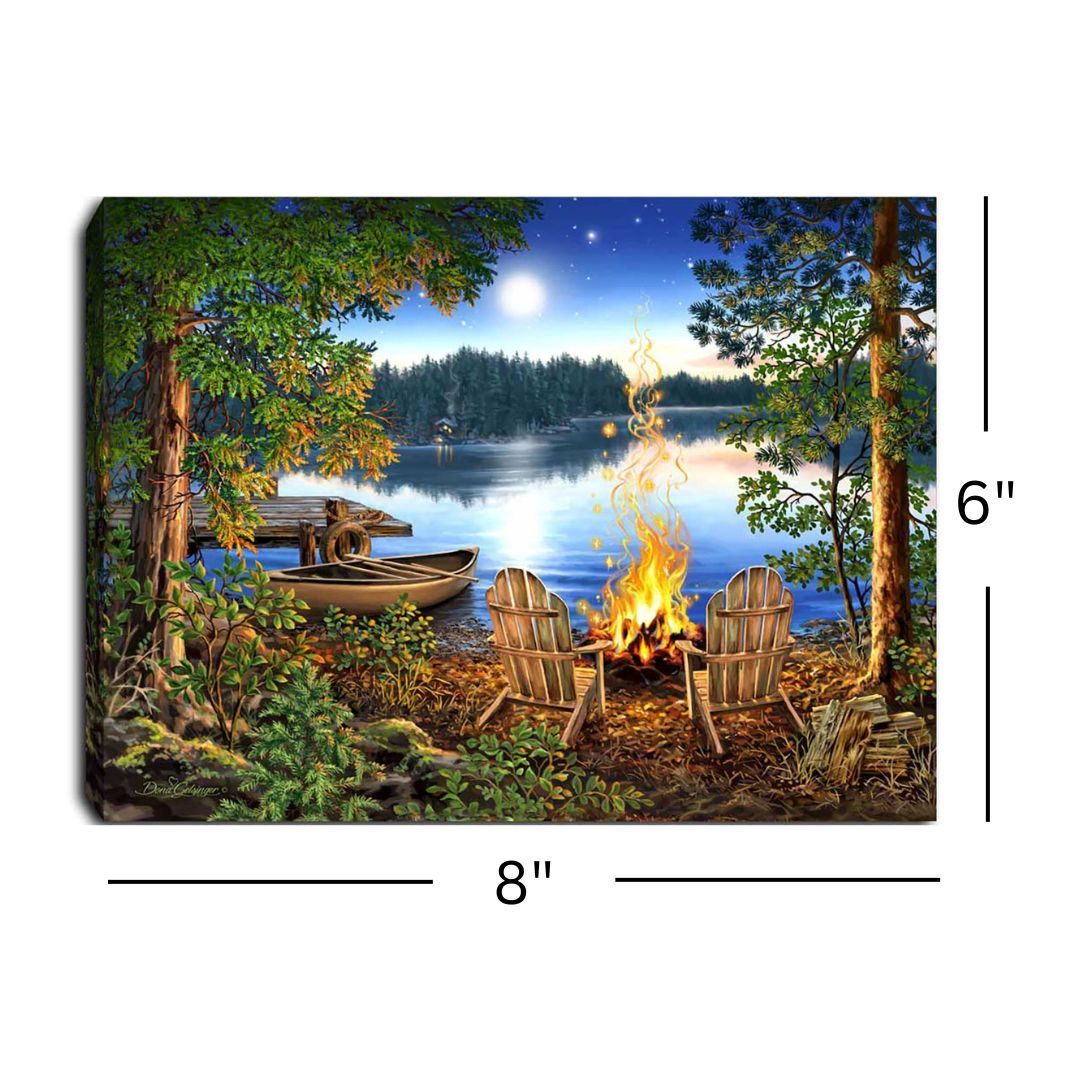 LED Canvas, Lakeside 8x6