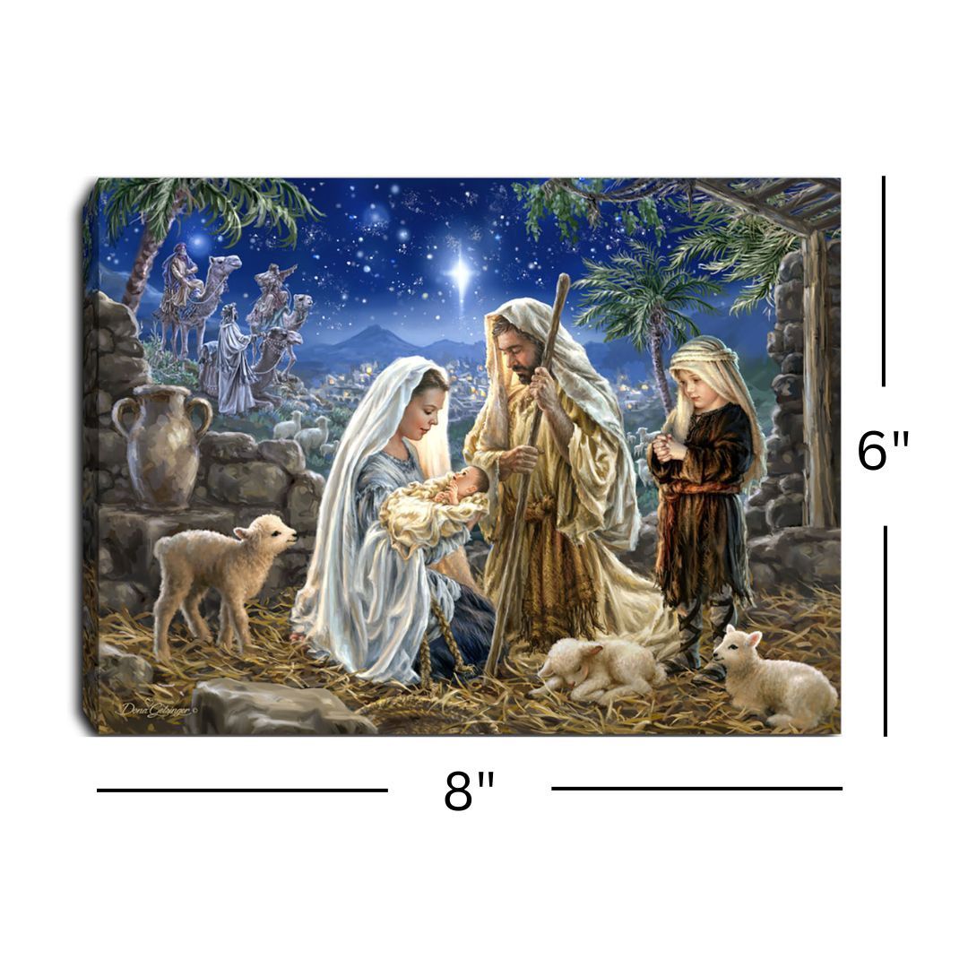 LED Canvas, Let Us Adore Him
