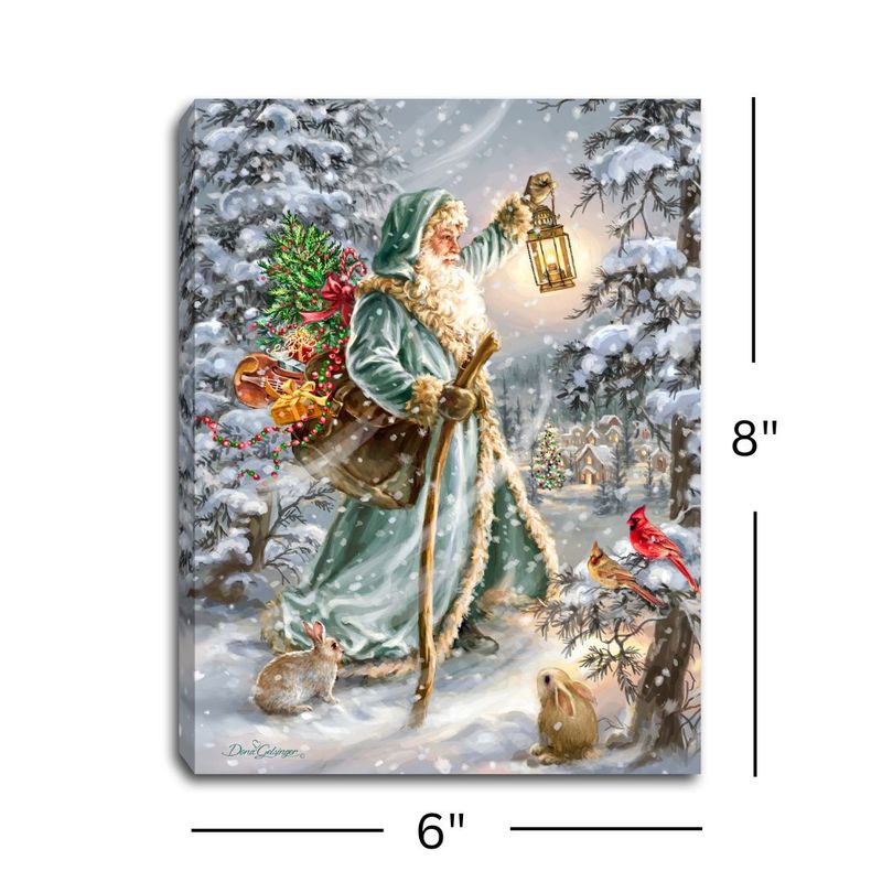 LED canvas, Saint Nicolas Small