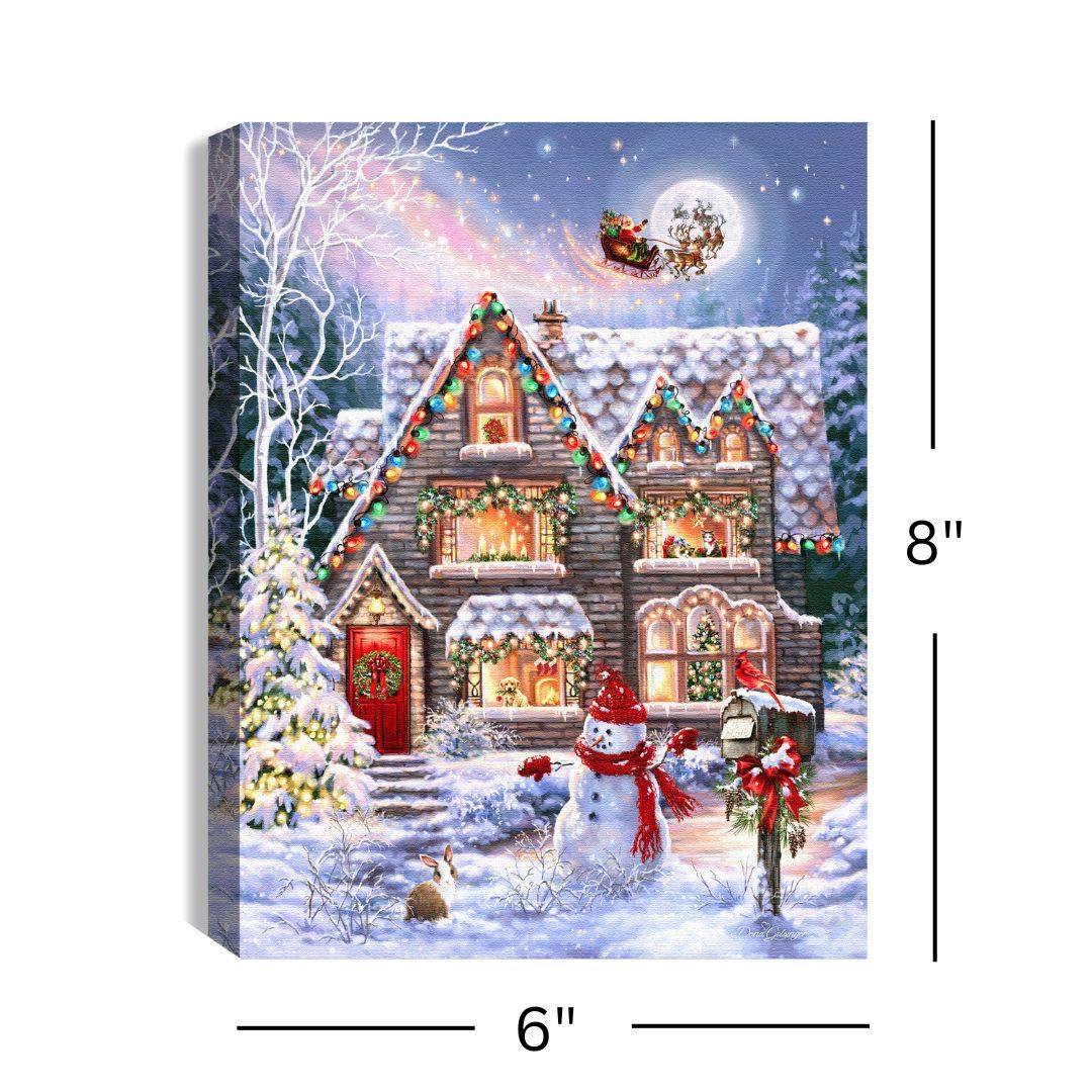 LED Canvas, Christmas House Sm