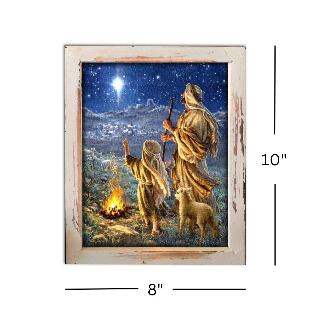 Shadow Box, Shepherds Watch LED 8x10