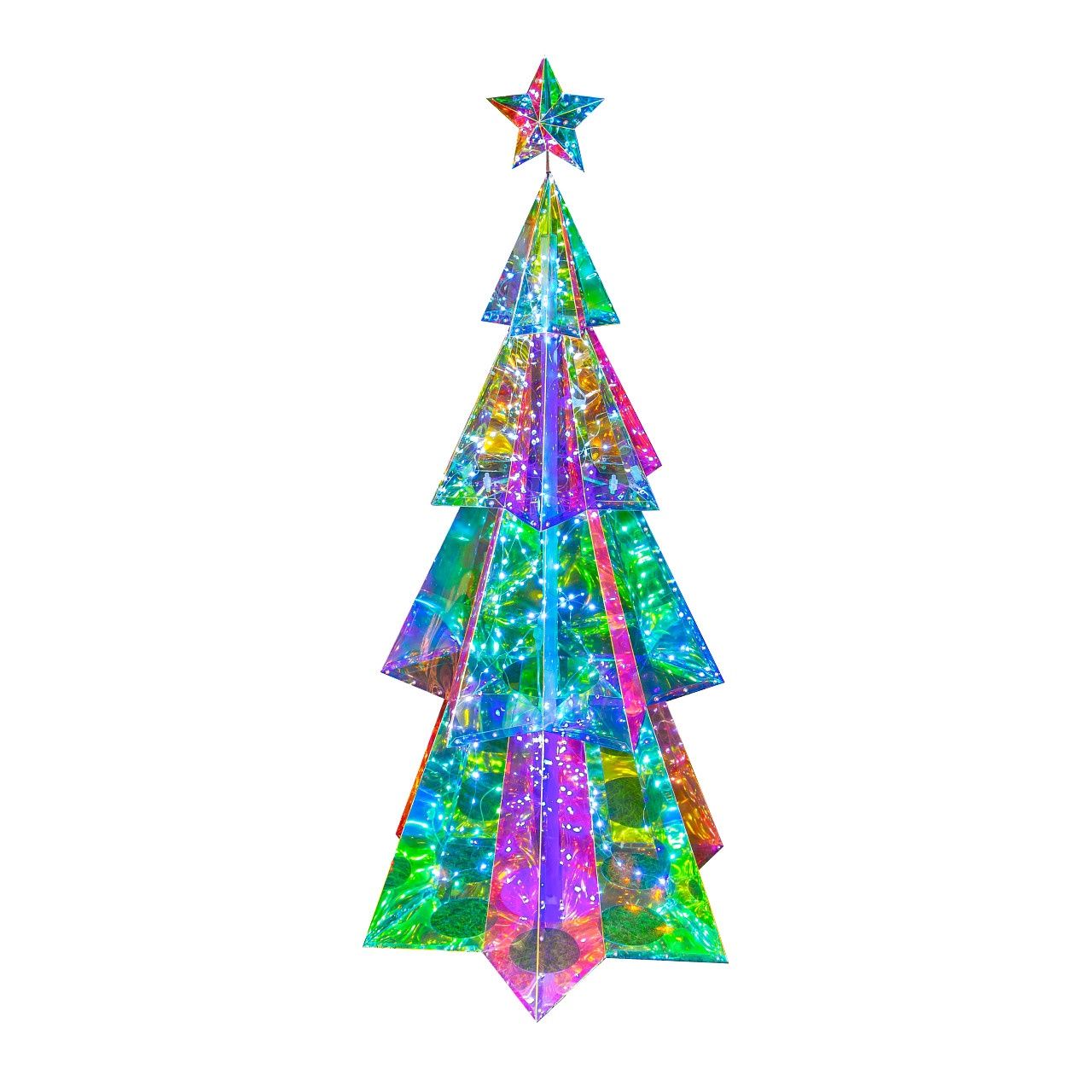Prism, Lit Medium Xmas Tree