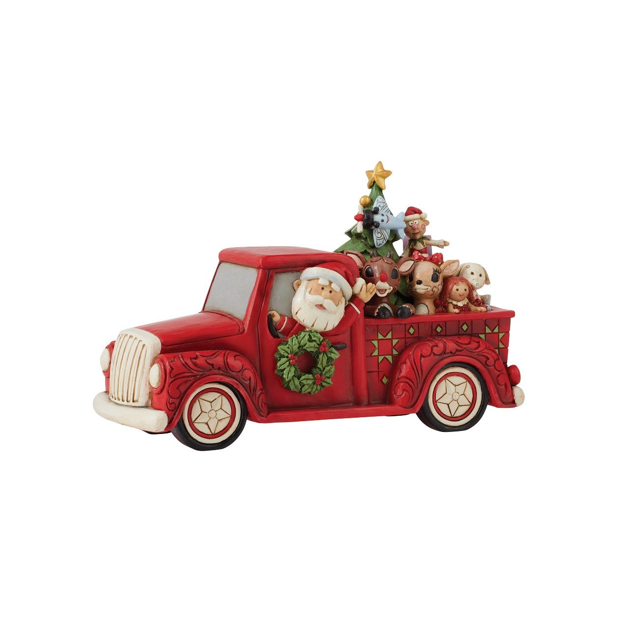 Jim Shore, Rudolph In Red Truck