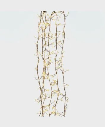 Garland, Cluster LED wm white 9.8' LED wwh