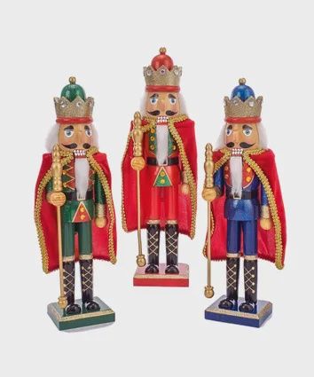Nutcracker w/Cape 15" 3 ass't