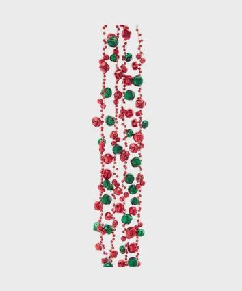 Garland, Jingle Bell 6' R/G