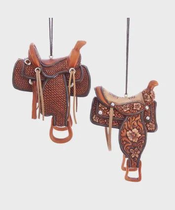Ornament, 4" Saddle 2 Options