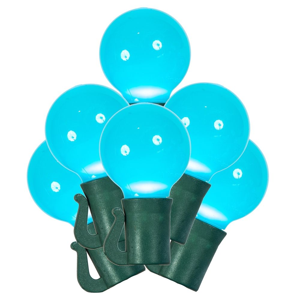 Lights, Teal Ceramic  25 LED Commercial Grade