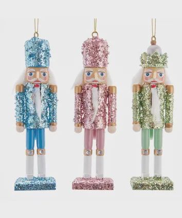 NUTCRACKER, KING/SOLDIER 6",GRN/RD/BLU