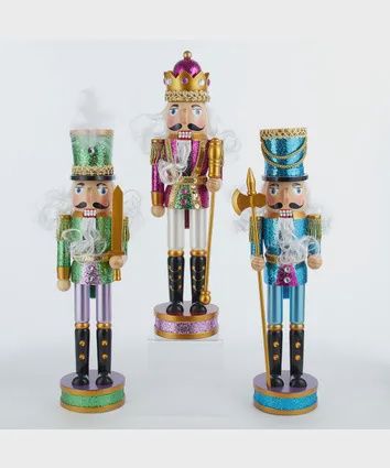 Nutcracker, Glittery Pastels 15" B/P/G